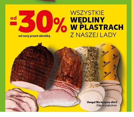 Wędliny w plastrach z naszej lady promocja w Kaufland