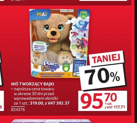 Miś tworzący bajki promocja w Selgros