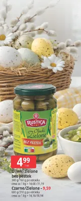 Oliwki zielone bez pestek promocja w Leclerc