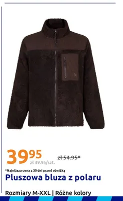 Pluszowa bluza z polaru promocja w Action