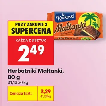 Herbatniki Maltanki promocja w Biedronka