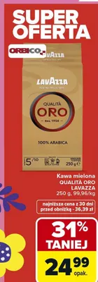 Kawa mielona qualita oro promocja w Carrefour