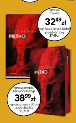 Książka Piętno oprawa twarda Przemysław Piotrowski promocja w Empik