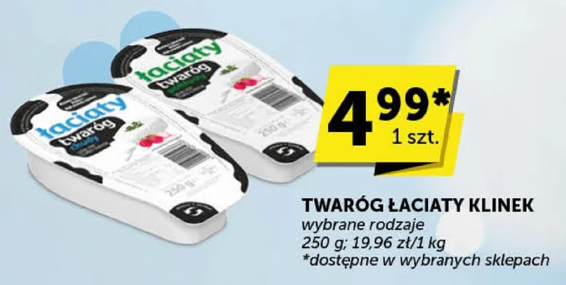 Twaróg łaciaty Klinek promocja w Euro Sklep