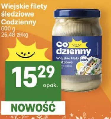 Wiejskie filety śledziowe promocja w Delikatesy Centrum