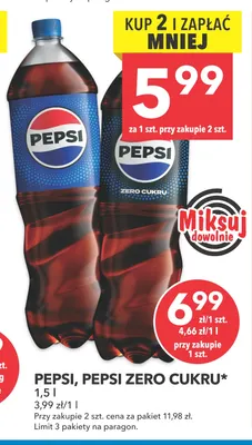 Napój gazowany Pepsi promocja w LEWIATAN