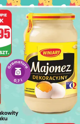 Majonez dekoracyjny promocja w Dino