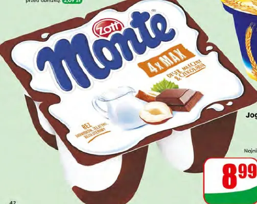 Deser Monte Max Zott 4-pak promocja w Dino