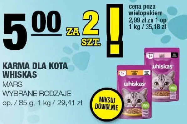 Karma dla kota wybrane rodzaje promocja w SPAR