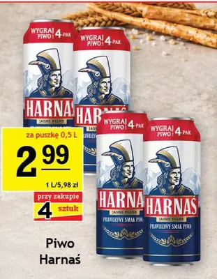 Piwo Harnaś promocja w Gram Market