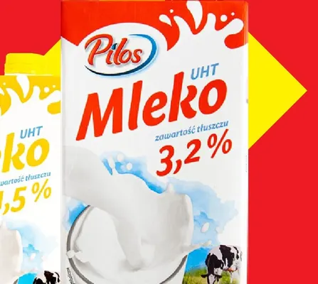 Mleko UHT Pilos 3,2% promocja w Lidl