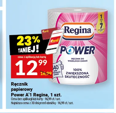 Ręcznik papierowy Power A'1 Regina promocja w Twój Market