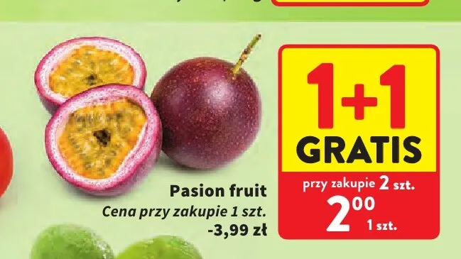 Pasion fruit promocja w Intermarche