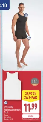 Podkoszulek męski 3-pak UP2FASHION promocja w Aldi