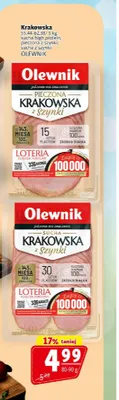Krakowska pieczona z szynki, sucha z szynki promocja w Prim Market