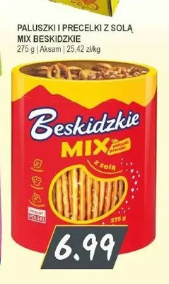 Paluszki i precelki z solą Mix Beskidzkie promocja w Słoneczko