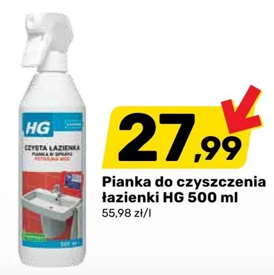 Pianka do czyszczenia łazienki HG 500ml promocja w Bricomarche