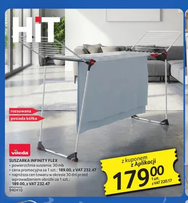 Suszarka Infinity Flex Vileda promocja w Selgros