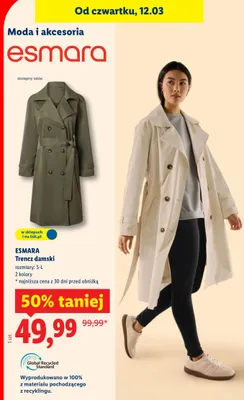 Trencz damski Esmara promocja