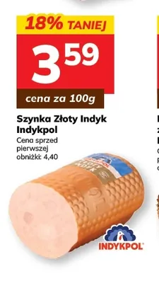 Szynka Złoty Indyk Indykpol promocja w Hitpol