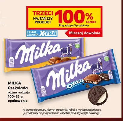 Czekolada Milka Oreo promocja w Kaufland
