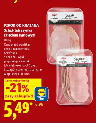 Schab z liściem laurowym Pikok Od Krajana promocja w Lidl