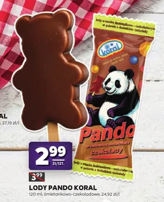 Lody Pando śmietankowo-czekoladowe promocja w Stokrotka
