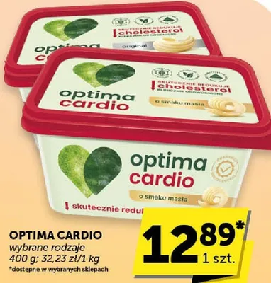 Margarina Optima Cardio wybrane rodzaje promocja w ABC