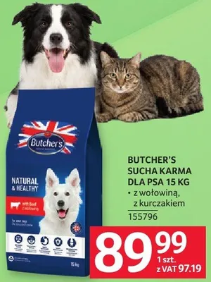 Karma sucha dla psa z wołowiną, z kurczakiem promocja w Selgros