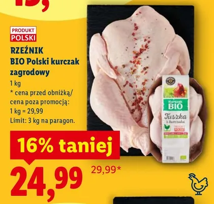 Bio polski kurczak zagrodowy promocja w Lidl