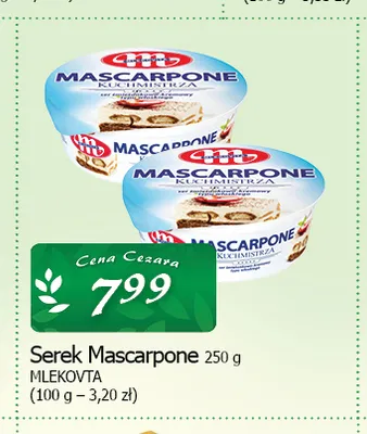 Serek Mascarpone Kuchmistrza Mlekovita promocja w CEZAR Delikatesy