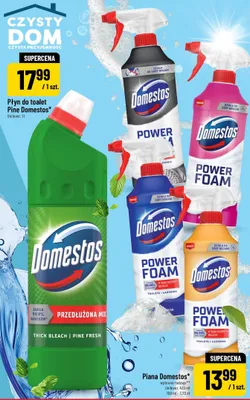 Płyn do toalet Pine Domestos promocja w POLOmarket