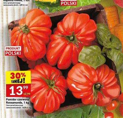 Pomidor czerwony Rossamunda polski promocja w Twój Market