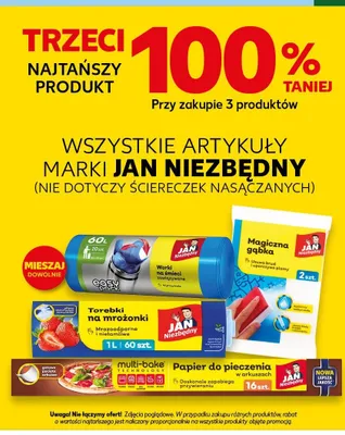 Torebki na mrożonki Jan Niezbędny 1 l promocja w Kaufland