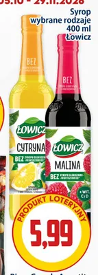 Syrop Łowicz promocja w Kupiec