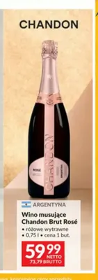 Wino musujące Chandon Brut Rosé promocja w Makro