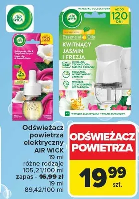 Odświeżacz powietrza elektryczny różne rodzaje promocja w Carrefour