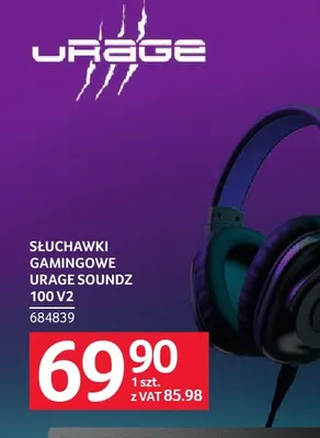 Słuchawki gamingowe uRage SoundZ 100 V2 promocja w Selgros