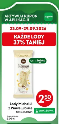 Lody Michałki z Wawelu białe Gulliver promocja w Żabka