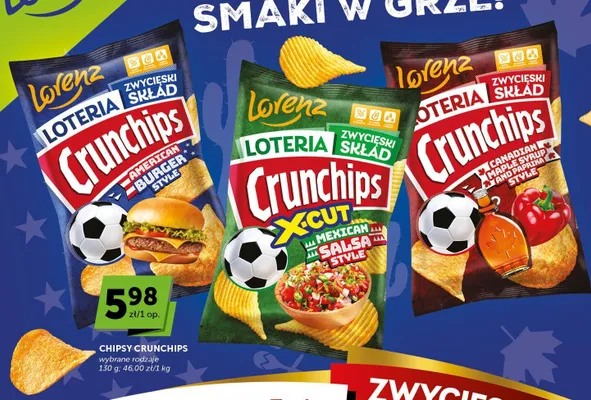 Chipsy Crunchips X-Cut Mexican Salsa Style promocja w Euro Sklep
