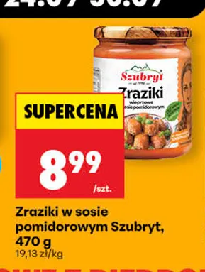 Zraziki w sosie pomidorowym Szubryt promocja w Biedronka