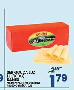 Ser Gouda luz Sanex promocja w Wafelek