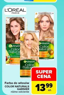 Farba do włosów Color Naturals Garnier promocja w Carrefour Market