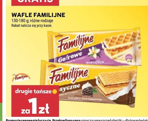 Wafle Familijne Gofrowe promocja w Stokrotka