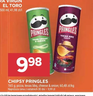 Chipsy o smaku pizzy Pringles promocja w Stokrotka