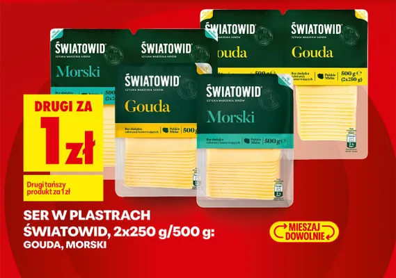Ser Morski, Gouda DRUGI ZA 1 ZŁ promocja w Biedronka