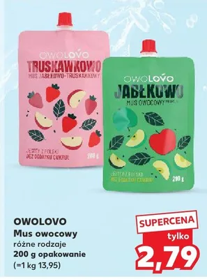Mus owocowy różne rodzaje promocja w Kaufland