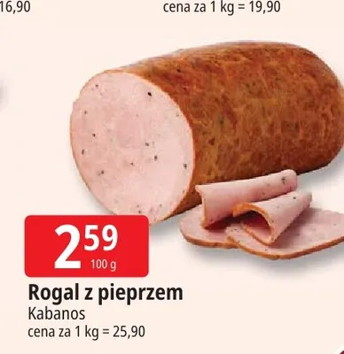 Rogal z pieprzem Kabanos promocja w Leclerc