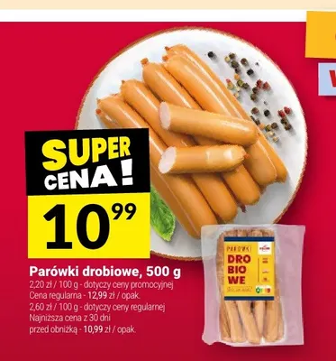 Parówki drobiowe promocja w Twój Market