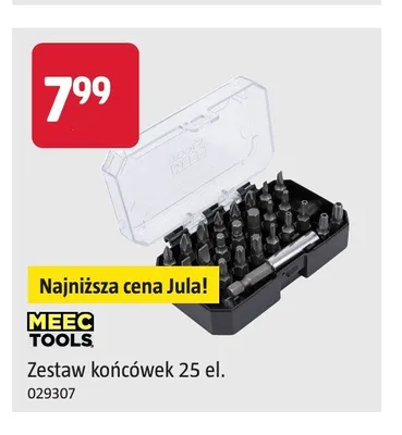 Zestaw końcówek 25 el. Meec Tools promocja w Jula